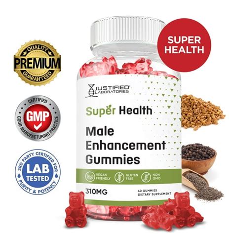 Super Health Male Enhancement Gummies 310mg 60 Gummys