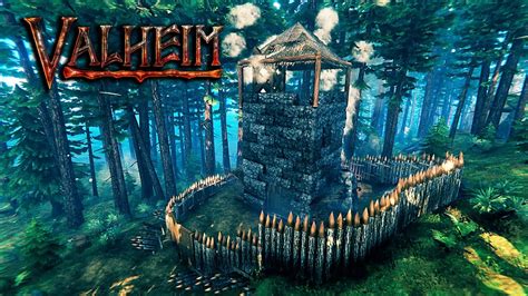 Building A Black Forest Outpost Valheim Ashlands YouTube