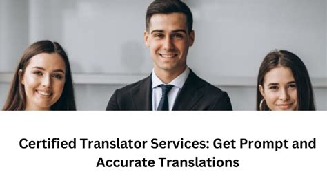 PPT Certified Translator Services Get Prompt And Accurate