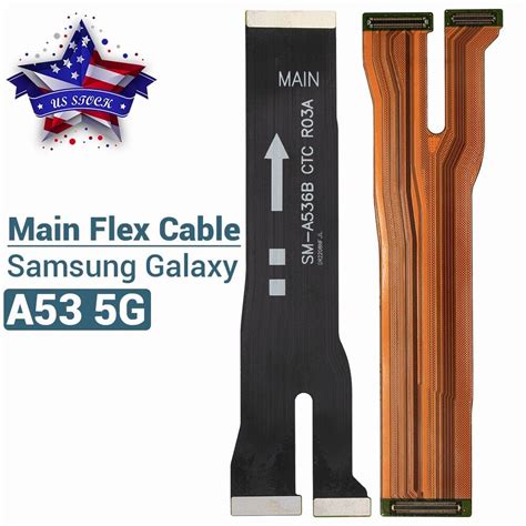 For Samsung Galaxy A53 5G SM A536 Main Motherboard Flex Cable Ribbon