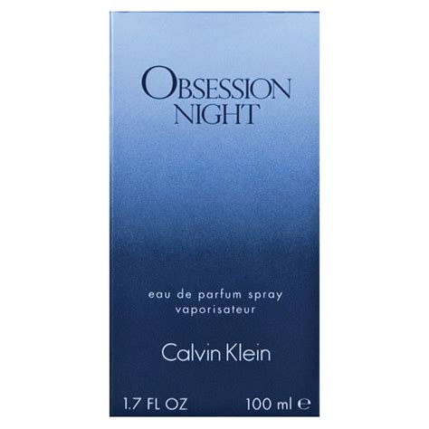 Calvin Klein Obsession Night Edt Ml For Men Off