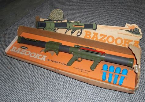 Remco Army Bazooka With Plastic Shells Vintage Toys 1960s 1960s Toys