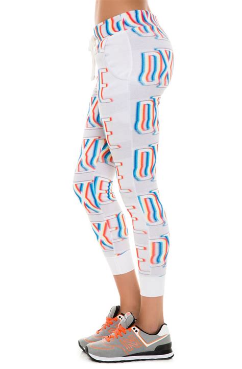 Dimepiece La The Blurred Logo Sweatpants In Multi C14ba02 Mul Plndr