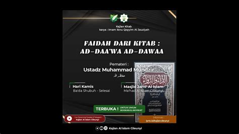 Pasal Dampak Buruk Maksiat Ad Daa Wa Ad Dawaa Ustadz Muhammad