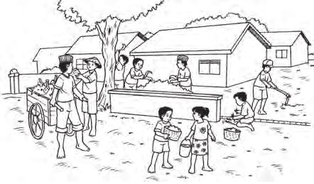 Mewarnai Gambar Kerja Bakti Koleksi Gambar