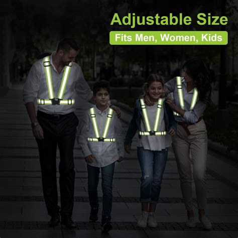 Snapklik.com : SAWNZC Reflective Vest Running Vest 2Pack, High Visible ...