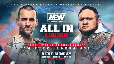 Horarios Y D Nde Ver Aew All In