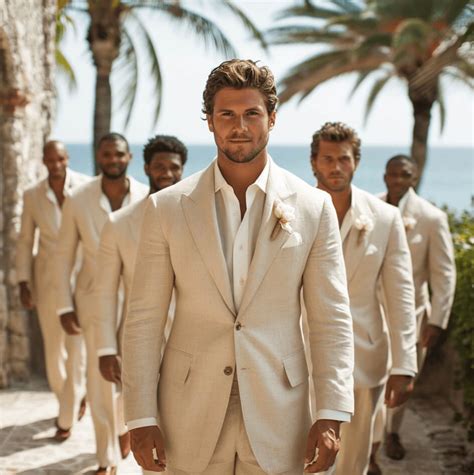 Beach Wedding Suits For Every Groom Hockerty