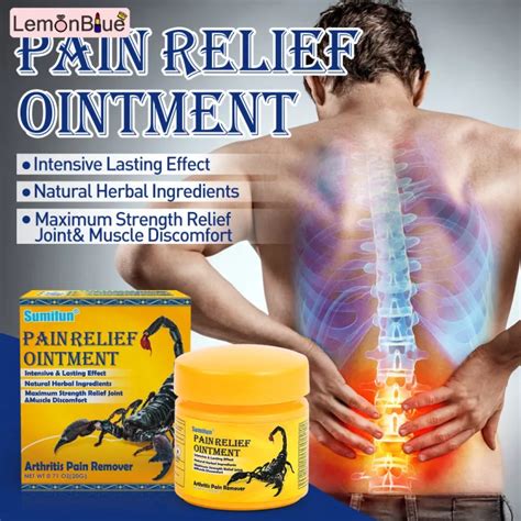 Lemonblue 20g Scorpion Ointment For Relieve Muscle Pain Powerful Efficiency Rheumatism