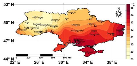 Water Free Full Text Indexing Of Heatwaves In Ukraine