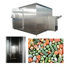 IQF Fluidized Bed Freezer Food Process Machines