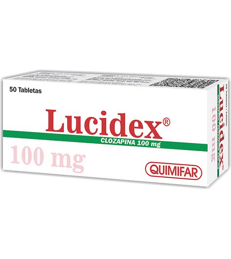 Lucidex 100 Mg X 50 Tabletas Laboratorios Quimifar