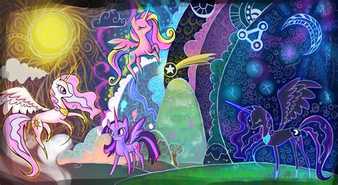 Princess Luna And Celestia Wallpaper