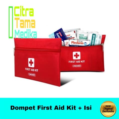 Jual Dompet First Aid Kit Onemed Isi Lengkap Dompet P K Dan Isi