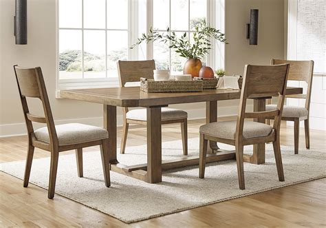 Cabalynn Light Brown Pc Dining Set Cincinnati Overstock Warehouse