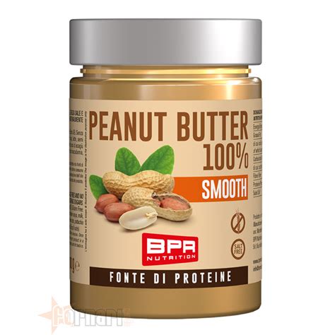 Bpr Nutrition Peanut Butter Smooth Gr Fornari Sport