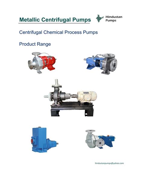 Metallic Centrifugal Pumps