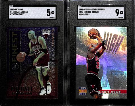 Lot Detail Lot Of Sgc Graded Topps Michael Jordan Cards Inc