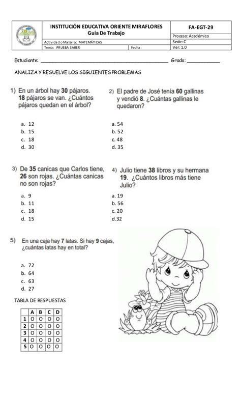 Problemas Matematicos Multiplicaciones 3 Imagenes Prueba De