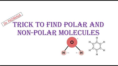 Trick To Find Polar And Non Polar Moleculeshow To Find The Given Molecule Is Polar Or Nonpolar