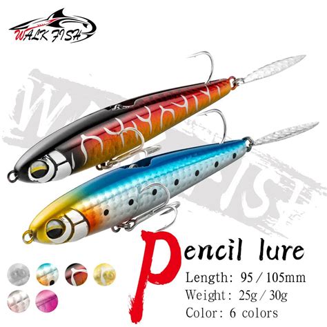 WALK FISH Se Uelo De Pesca Con L Piz De Hundimiento 1 Piezas 25g 30g