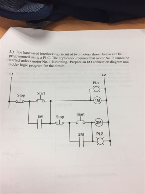 The Hardwired Interlocking Circuit Of Two Motors