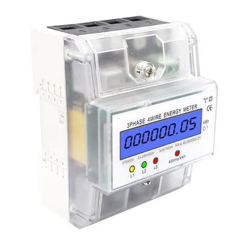 COMPTEUR ÉLECTRIQUE TRIPHASÉ fiable 230400V 5100A avec fonction antivol