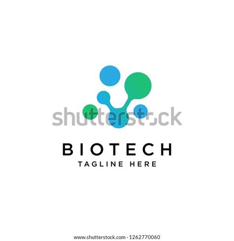 Biotech Logo Design Inspiration Vector Stock Vector Royalty Free 1262770060