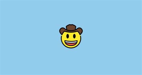 Cara Con Sombrero De Vaquero Emoji On OpenMoji 12 3