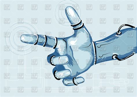 Robot Hand Vector At Collection Of Robot Hand Vector