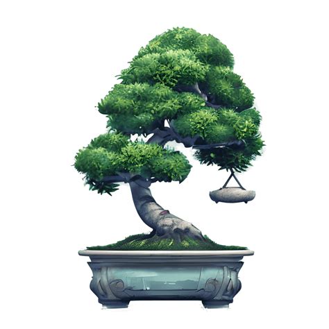 Bonsai Tree Watercolor Graphic Creative Fabrica