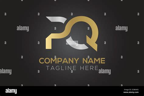 Initial PQ Letter Logo With Creative Modern Business Typography Vector