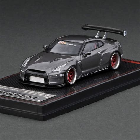 Ignition Model 1 64 Pandem R35 GTR GunMetallic MINIATURE TOY SHOP