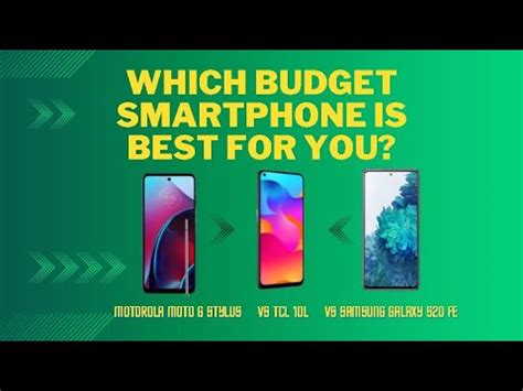 Speed And Performance Comparison Motorola Moto G Stylus Vs Tcl L Vs