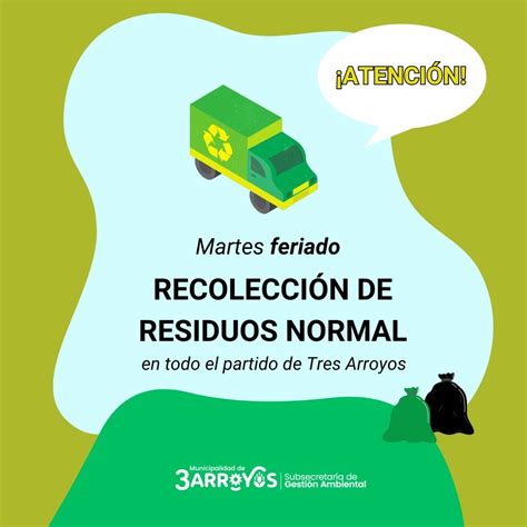 Será normal la recolección de residuos en el feriado Lu24