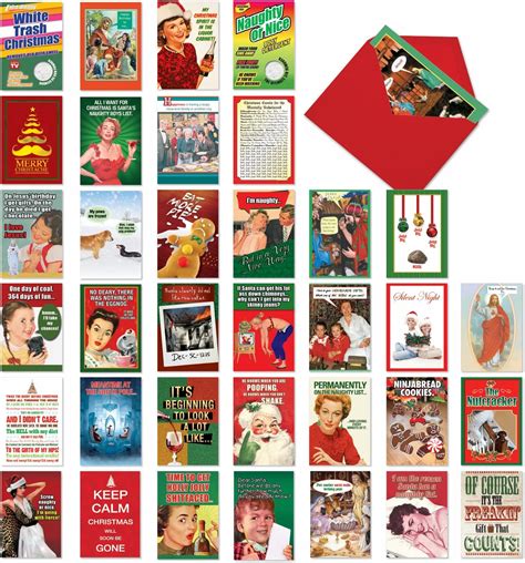 Amazon Nobleworks Assorted Funny Cards For Christmas