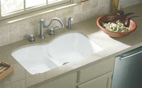 Kohler K 6626 6u 0 Langlade Smart Divide Undercounter Kitchen Sink