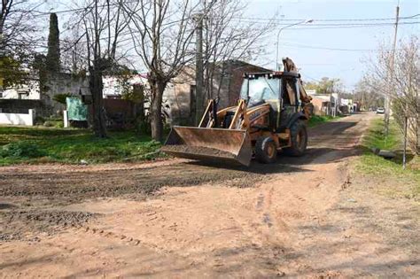 Avanzan Los Trabajos De Mejoramiento Vial En Localidades Lujan Hoy