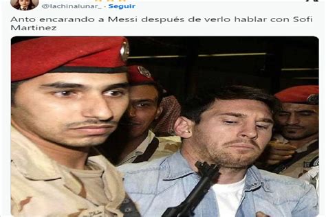 Estallan Los Memes Al Ver Como Lionel Messi Miraba A Sof A Mart Nez