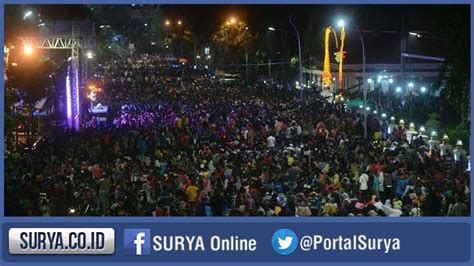 Tak Ada Car Free Night Saat Perayaan Tahun Baru Di Surabaya Kepolisian