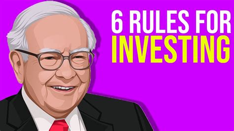 Master Warren Buffetts 6 Investing Rules Tips And Insights From The