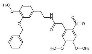 6 nitro 3 4 dimetoxi N β 4 metoxi 3 benciloxi fenil aetil