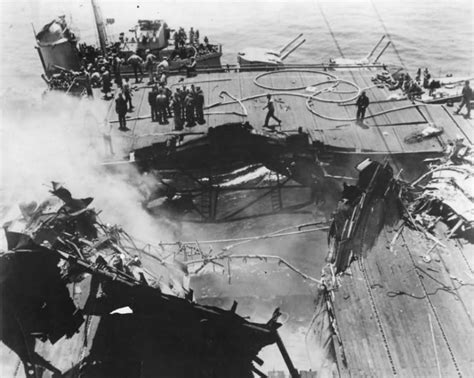 Kamikaze Survivor Uss Bunker Hill Cv 17 In 30 Photos