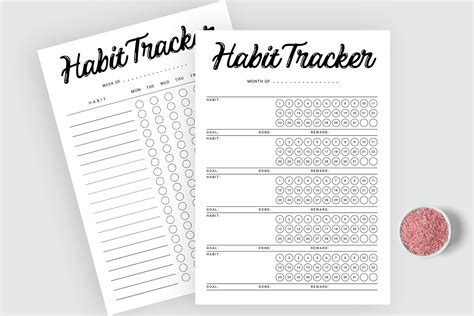 Habit Tracker Editable Pdf Habit Tracker Printable Habit Off