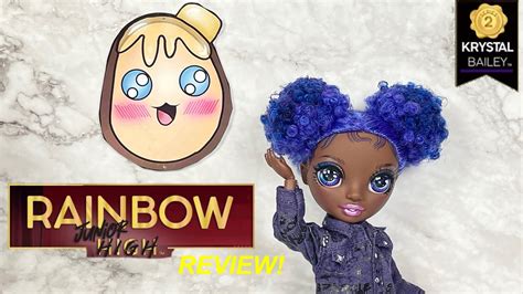 AFRO PUFFS Rainbow Junior High Series 2 Krystal Bailey Doll Full