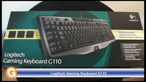 Logitech Gaming Keyboard G110 Review Youtube