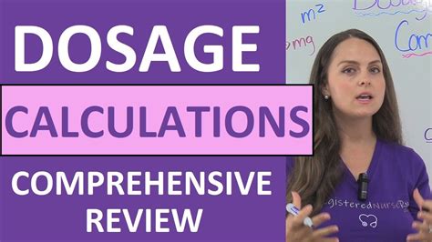 Nursing Dosage Calculations Examples