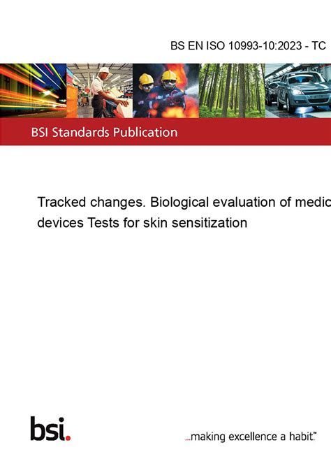 Bs En Iso Tc Tracked Changes Biological Evaluation Of