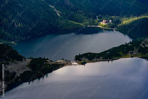 Czarny Staw Pod Rysami Black Lake Below Mount Rysy Is A Mountain Lake