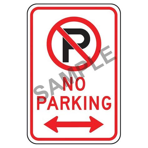 Directional Parking Sign Sku K 8220 R 45 Off